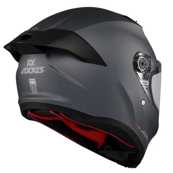 Casco AXXIS A12 Gris Mate - Imagen 4