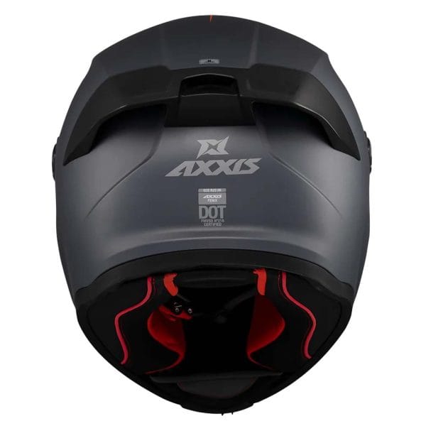 Casco AXXIS A12 Gris Mate - Imagen 6