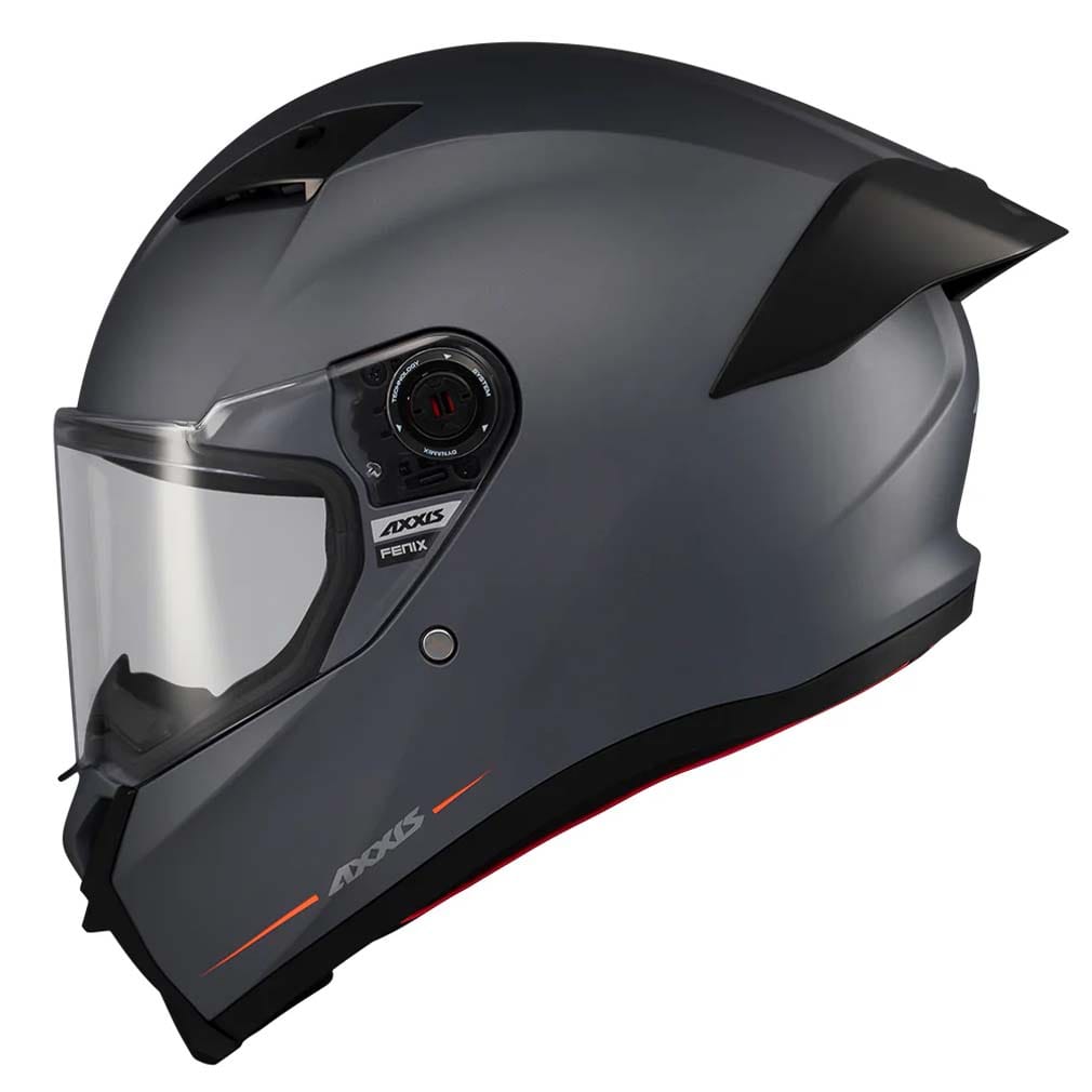 Casco AXXIS Fenix Solid A12 Gris Mate AXXIS Fenix Solid A12 Gris Mate - Casco Integral