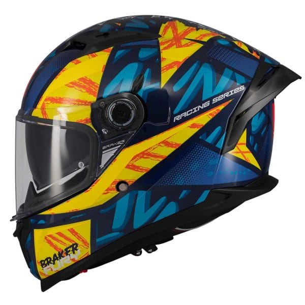 Casco MT Braker SV Fury C17 Brillo - Imagen 4