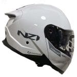 Casco NZI COMBI 3 Duo Blanco Bluetooth Sena - Imagen 2