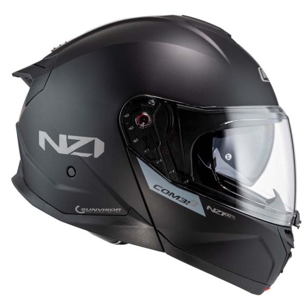 Casco NZI COMBI 3 Duo Negro Mate - Imagen 4