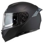 NZI Eurus 4 Stream Solid Negro Mate - Casco Moto Integral