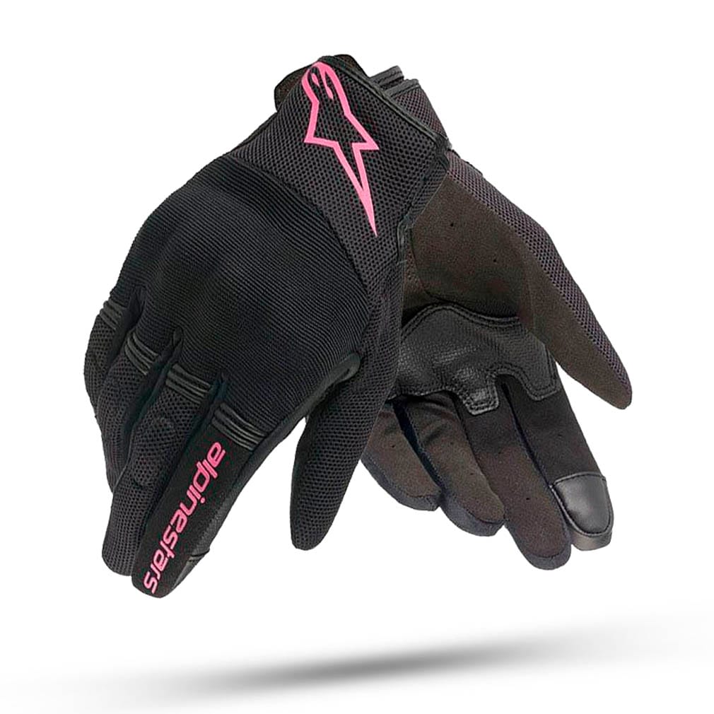 Guantes Alpinestars Copper Lady Black Pink-1 Guantes Alpinestars Copper Mujer Negro Rosa - Imagen 1