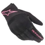 Guantes Alpinestars Copper Mujer Negro Rosa - Imagen 3