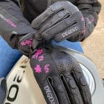 Guantes Degend Butterfly Evo Mujer Negro Fucsia - Imagen 5