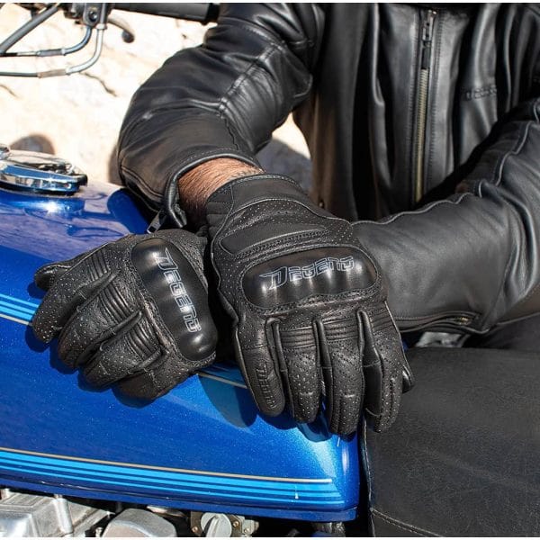 Guantes Degend Daytona Pro Negro - Imagen 4