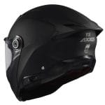 Casco AXXIS Ghostfighter SV Solid Negro Mate - Imagen 8