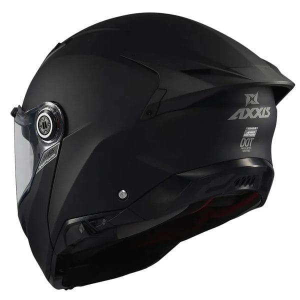Casco AXXIS Ghostfighter SV Solid Negro Mate - Imagen 8