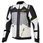 Alpinestars Andes V4 Drystar Gris Amarillo - Chaqueta Moto de Invierno para Hombre
