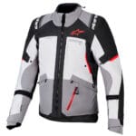 Alpinestars Andes V4 Drystar Gris Rojo - Chaqueta Moto de Invierno para Hombre