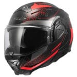 Casco Modular LS2 FF910 Advant II Astral Rojo Bluetooth Sena - Imagen 2
