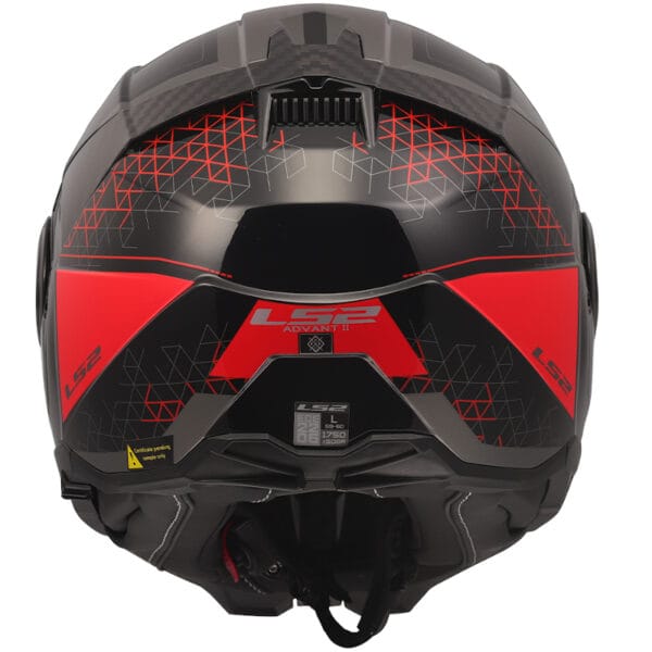 Casco Modular LS2 FF910 Advant II Astral Rojo Bluetooth Sena - Imagen 5