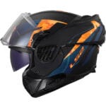 Casco Modular LS2 FF910 Advant II Glide Naranja Negro Mate