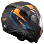 Casco Modular LS2 FF910 Advant II Glide Naranja Negro Mate Bluetooth Sena - Imagen 5