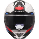 Casco Modular LS2 FF910 Advant II Triple Blanco Azul Rojo Bluetooth Sena - Imagen 6