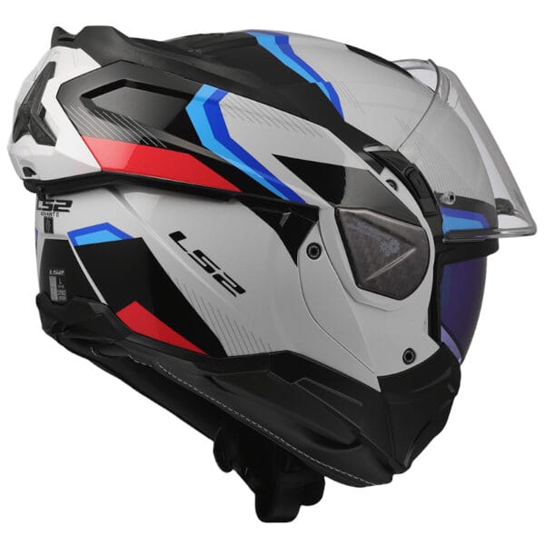 Casco Modular LS2 FF910 Advant II Triple Blanco Azul Rojo - Imagen 4