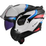 Casco Modular LS2 FF910 Advant II Triple Blanco Azul Rojo