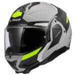 Casco Modular LS2 FF910 Advant II Triple Gris Amarillo Mate Bluetooth Sena - Imagen 2