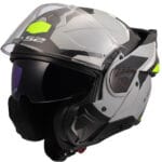Casco Modular LS2 FF910 Advant II Triple Gris Amarillo Mate Bluetooth Sena - Imagen 7