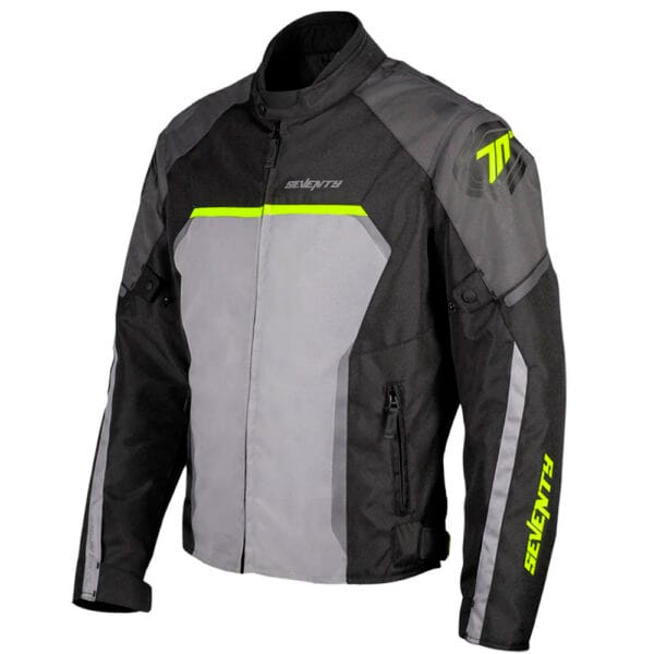 Seventy SD-JR65 Piston Amarillo  - Chaqueta Moto de Invierno para Hombre - Imagen 3
