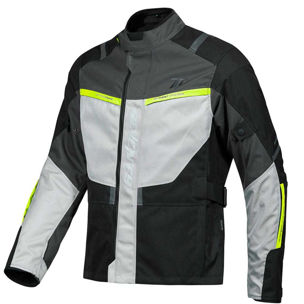 Seventy SD-JR83 Tonale Negro Gris Amarillo - Chaqueta Moto de Invierno para Hombre Seventy SD-JR83 Tonale Gris Amarillo - Chaqueta Moto de Invierno para Hombre - Imagen 1