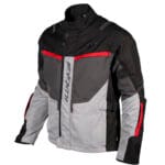 Seventy SD-JR83 Tonale Gris Rojo  - Chaqueta Moto de Invierno para Hombre