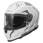 Casco LS2 Vector II Alizer FF811 Blanco Plata Mate