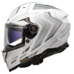 Casco LS2 Vector II Alizer FF811 Blanco Plata Mate - Imagen 2