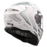 Casco LS2 Vector II Alizer FF811 Blanco Plata Mate - Imagen 4