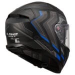 Casco LS2 Vector II Alizer FF811 Negro Azul Mate - Imagen 4