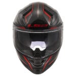 Casco LS2 Vector II Alizer FF811 Negro Rojo - Imagen 3