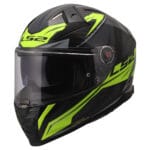 Casco LS2 Vector II Carbon Savage FF811 Negro Amarillo