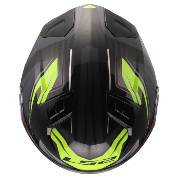 Casco LS2 Vector II Carbon Savage FF811 Negro Amarillo - Imagen 6