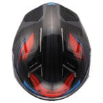 Casco LS2 Vector II Carbon Savage FF811 Blanco Azul Rojo - Imagen 5