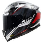 Casco LS2 Vector II Carbon Savage FF811 Blanco Rojo - Imagen 2
