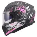 Casco LS2 Vector II Darflo FF811 Negro Rosa Mate - Imagen 2
