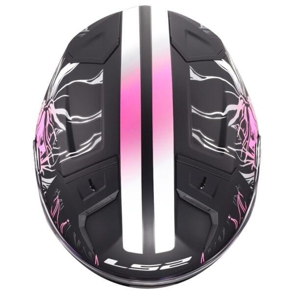 Casco LS2 Vector II Darflo FF811 Negro Rosa Mate - Imagen 5