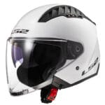 LS2 Copter II OF600 Blanco - Casco Jet Versatil - Imagen 2