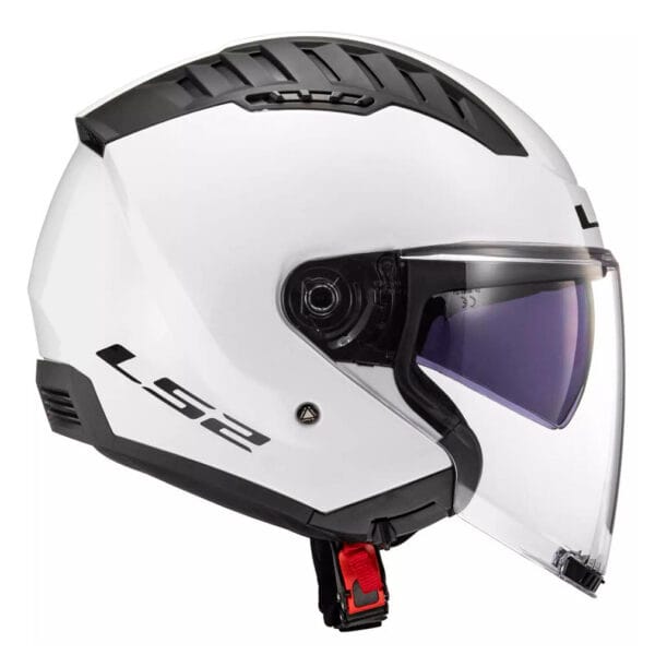LS2 Copter II OF600 Blanco - Bluetooth Sena - Imagen 4