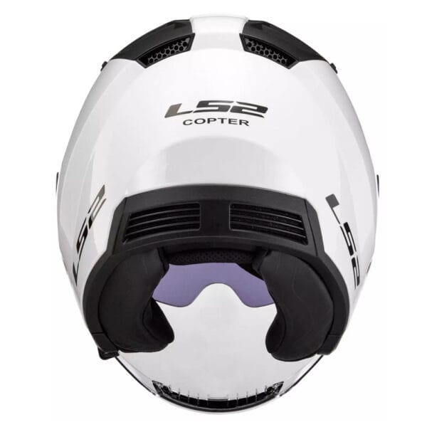 LS2 Copter II OF600 Blanco - Bluetooth Sena - Imagen 6