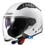 LS2 Copter II OF600 Blanco - Bluetooth Sena