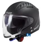 LS2 Copter II OF600 Negro Mate - Bluetooth Sena