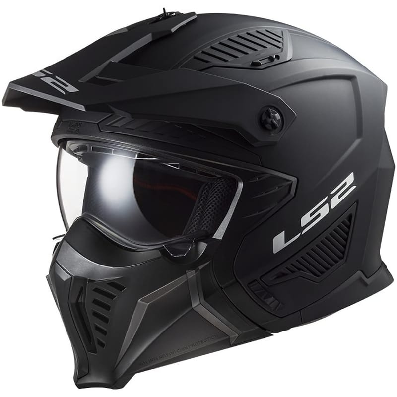 Casco LS2 OF606 Drifter Solid Negro Mate LS2 Drifter OF606 Negro Mate - Imagen 1