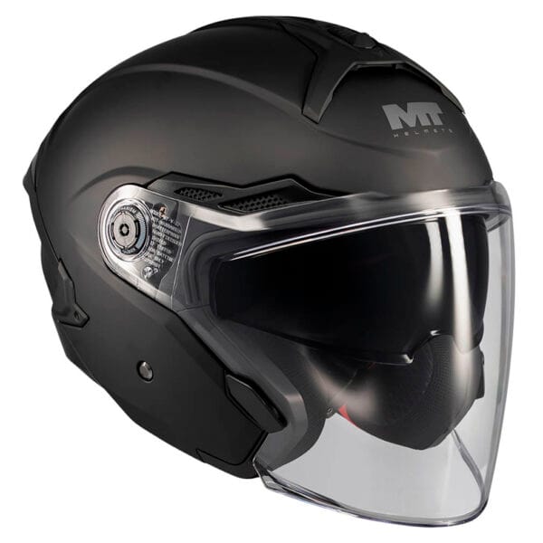 MT Helmets Cosmo SV Pure Negro Mate - Imagen 4