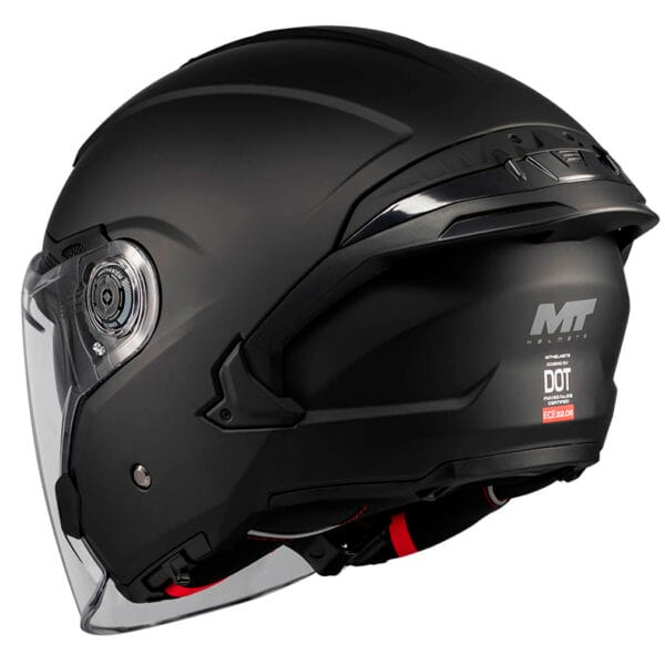 MT Helmets Cosmo SV Pure Negro Mate - Imagen 5