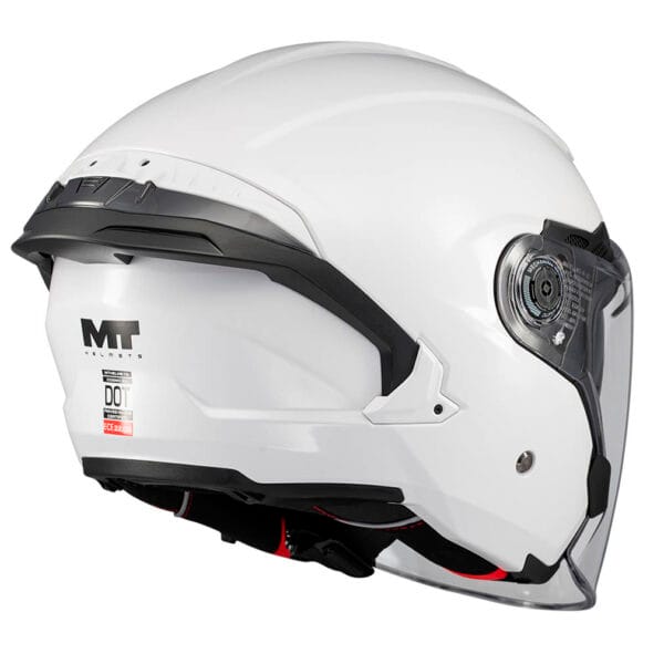 MT Helmets Cosmo SV Pure Blanco - Imagen 4