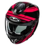 HJC C71 Faber MC1 Negro Rojo - Imagen 3