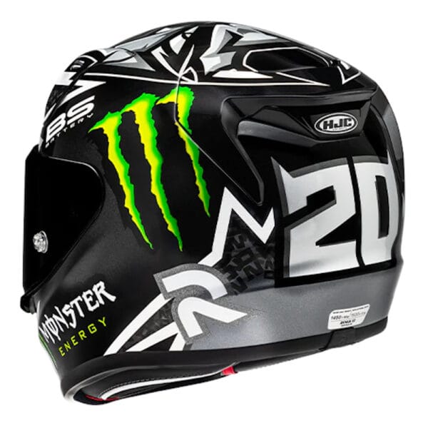 HJC RPHA 12 QUARTARARO Replica Black - Imagen 4