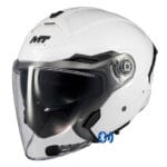 MT Helmets Cosmo SV Pure Blanco - Bluetooth Sena